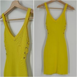 Superdown Adelyn Lace Up Bodycon Dress